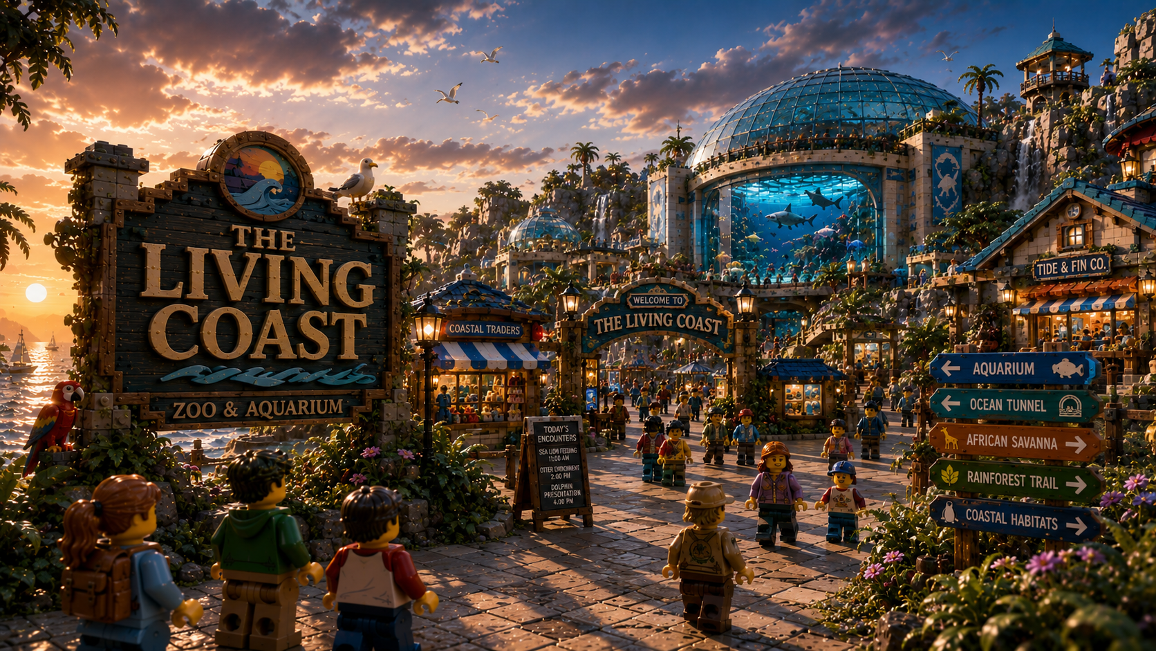 The Living Coast diorama